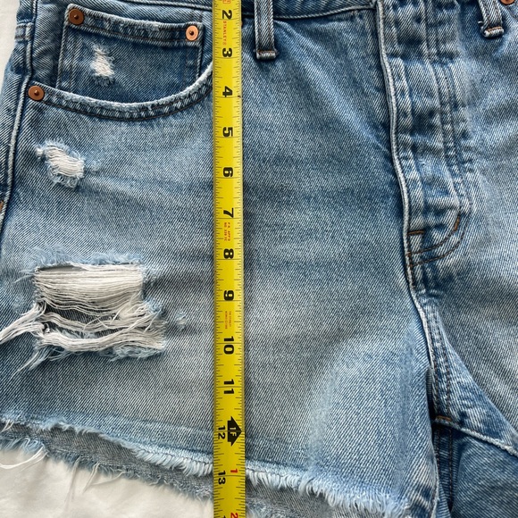 Madewell High-Rise Relaxed Denim Shorts, Size 29 - Picture 9 of 9